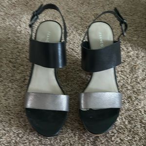 Franco Sarto Cork Wedge Sandals. Size 9